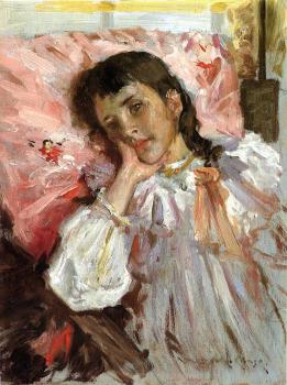 William Merritt Chase : Tired aka Portrait of the Artist's Daughter
